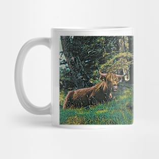 Highland Cow on Mull Mug